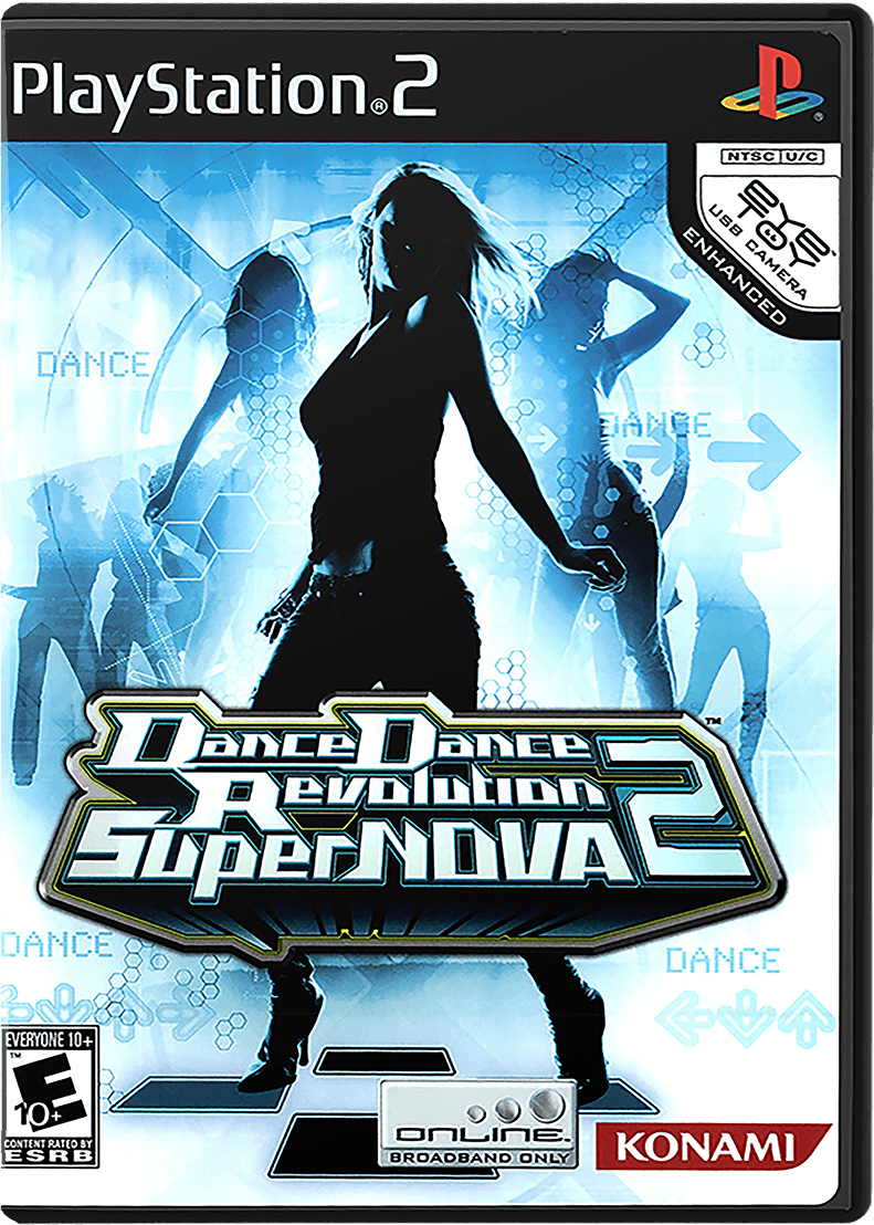 Dance Dance Revolution SuperNova 2 box art for Playstation 2
